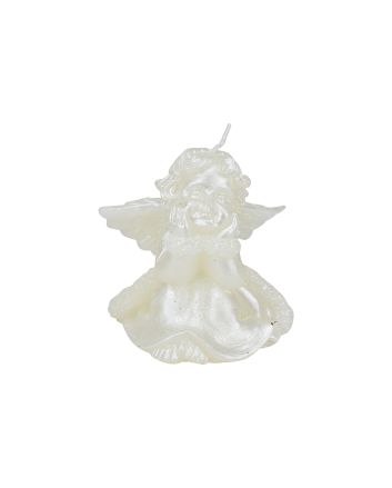 CANDELA ANGELO SED. H.7CM M.060 BIANCO