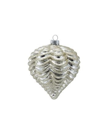 SFERA VETRO CIPOLLA D.10CM M.875 CHAMPAGNE