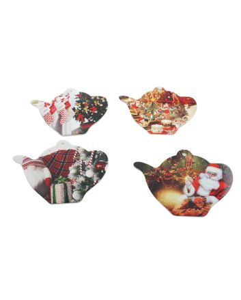 SOTTOPENTOLA CERAM. TEIERA 14X27CM 4ASS M.A