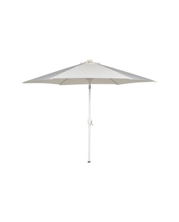 OMBRELLONE P.CENT. 3MT C/18LED ACC. BIANCO