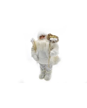 BABBO NATALE BIANCO/PANNA 100CM M.241059