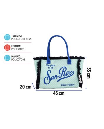 BORSA MARE FRANGE SANROX 45X20X35CM DES 1