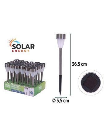 LAMPADA SOLARE METALLO 5.5X36.5 M.104