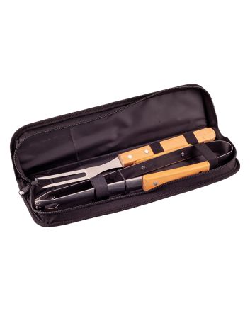 SET 2 ACCESSORI BARBECUE ACCIAIO