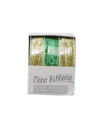 BOX 3 NASTRI 6MMX1,5MT ORO/VERDE/ORO