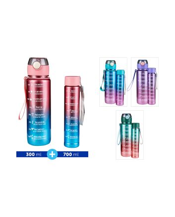 SET 2 BORRACCE 700+300ML M.8027 4ASS