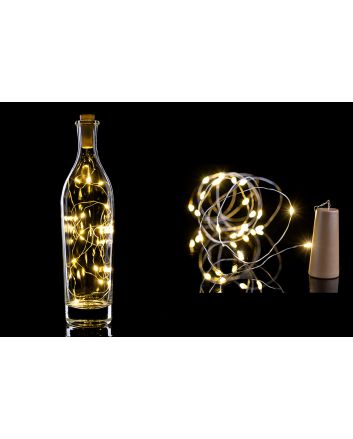 STRINGA 20LED 2MT TME PER BOTTIGLIA B.CALDO