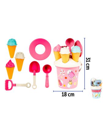 SET 9PZ GHIOCHI MARE 18X12X31CM M.407 2ASS