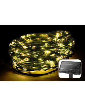 100LED SOFT SOLAR 10MT+1 8FUN.C/VERDE CALDO