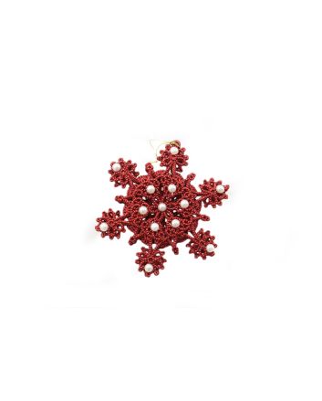 APP. FIOCCO NEVE M.MP017 11.5*1*12CM ROSSO