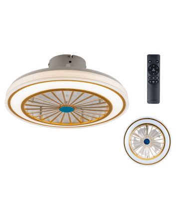 VENTIL.SOSPESO D.48CM 18W 6VEL.C/TEL.+APP.