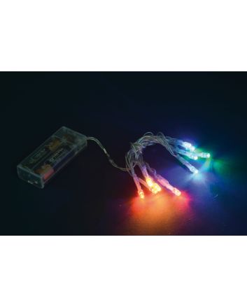 MINILED 10L A BATTERIA MULTICOLOR 1MT