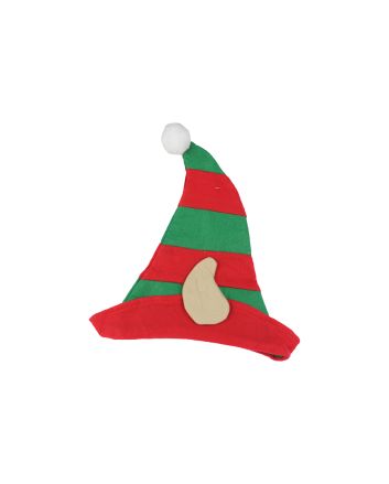 CAPPELLO ELFO 43CM M.927 VERDE/ROSSO