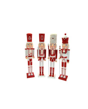 SCHIACCIANOCI 4ASS ROSSO/BIANCO 66CM