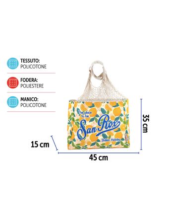 BORSA MARE C/RETE 60X15X50CM DES.8