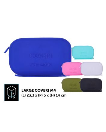 BORSELLO SILICONE M4 23.3X14X5CM 6ASS COVERI
