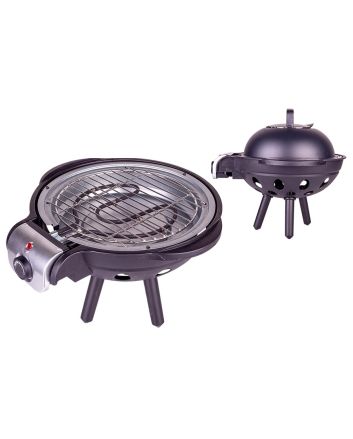 BBQ ELETTRICO TONDO 37X38X34CM C/COPERCHIO