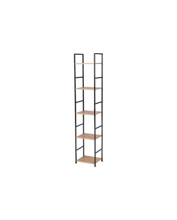 SCAFFALE MET/LEGNO 29.1X23.5X144CM NOCE