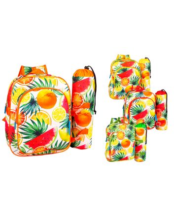 ZAINO+P/BOT.FRIGO 12+1.5 3MM 4ASS FRUTTA