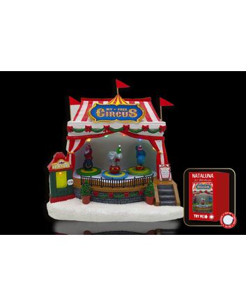 CIRCO LED+MUS+MOV.21X16X23CM BATT.TRYME