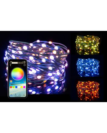 CATENA SMART C/APP.20LED 2MT C/USB U/INT.