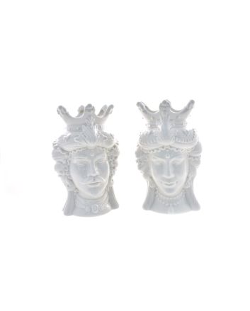 TESTA DI MORO 12X12X18CM 2ASS BIANCO