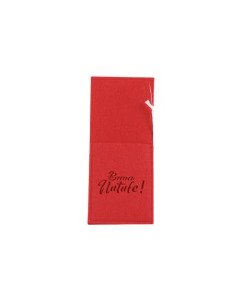 PORTAPOSATE FELTRO 23X10CM BAFFO, ROSSO