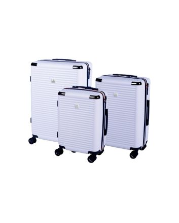 SET 3 TROLLEY VOYAGER WHITE/BLU-