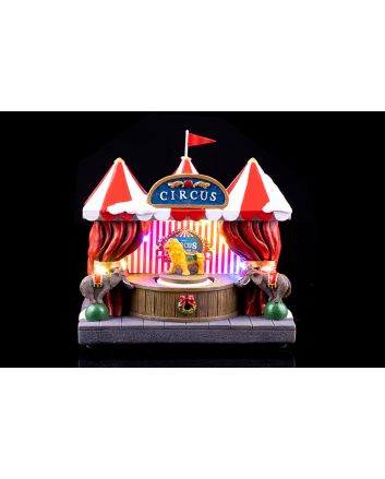 CIRCO C/MOV+LED+MUS 17X10X14CM A BATT. TRY ME