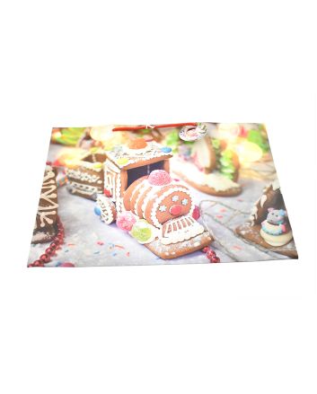 BUSTA NATALE 210GR 45,5X10,5X33 CM DES.14