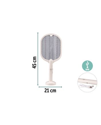 RACCHETTA MOSCAKILL.RIC.CON BASE/USB BIANCA