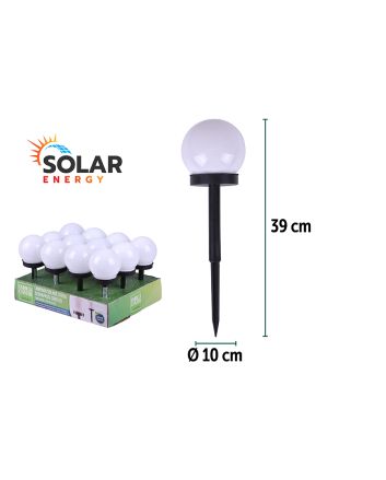 LAMPADA SOLARE SFERA 10X10X34,5CM M.11-4