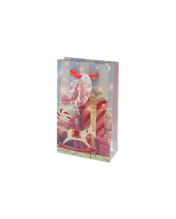 BUSTA NATALE 210GR 11X5X18CM DES.18