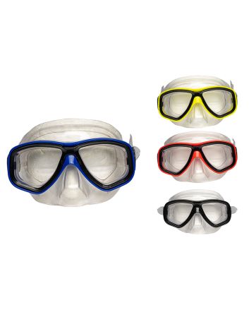 MASCHERA SNORKELING 4 COLORI ASS. M.24