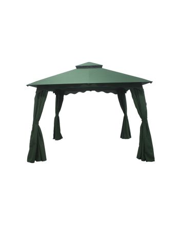 GAZEBO C/CAM. E TENDE 3X3X2.65 160GSM VERDE