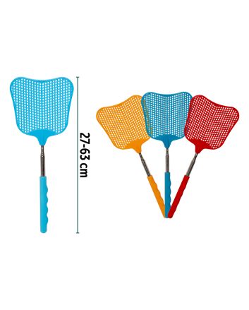 SCHIACCIAMOSCHE ESTENSIBILE 27-63CM 4COL.