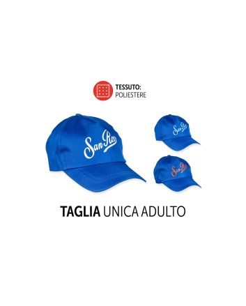 BERRETTO SAN ROX STAMPATO 3ASS BLU