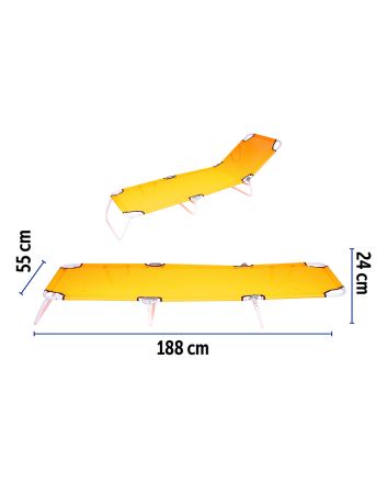 L.MARE PIEG.ACC/TXT 188X55X24 NEON ARANCIO