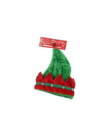CAPPELLO ELFO 35CM M.216 VERDE/ROSSO