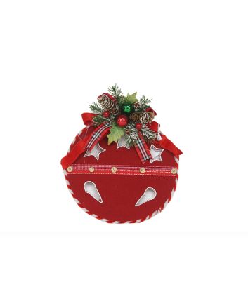 SFERA CAMPANELLA 41CM M.014 ROSSO