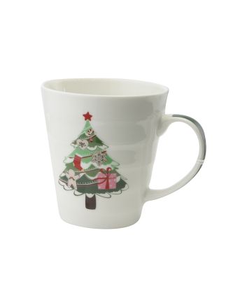 TAZZA BONE CHINA 340ML NAT.18