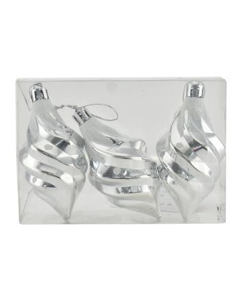 SET 3 APP.GOCCIA 13X4,5X9,5CM M.198 ARGENTO