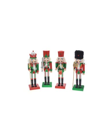 SCHIACCIANOCI 4ASS ROSSO/VERDE 18CM