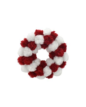 GHIRLANDA ROSSO/BIANCO 30CM M.F232405-30