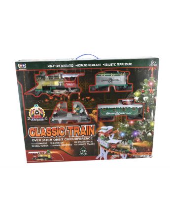 TRENINO SOS.BATT.C/FARO/FUMO/MUS. 94CM 6X1,5