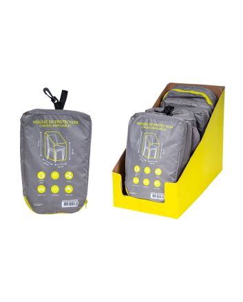 SET 6PZ COPRISEDIE 66X66X120CM 80G POLIESTERE