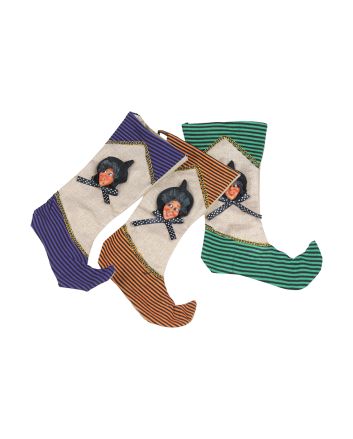 CALZA BEFANA 3ASS 30CM M.201