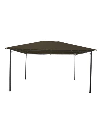 GAZEBO 3X4X2.6M 40X40MM 180GSM MARRONE