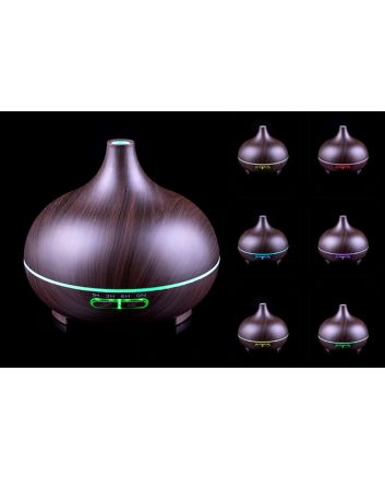 UMIDIFICATORE 400ML 7COLOR CHANGE M.X5 LEGNO
