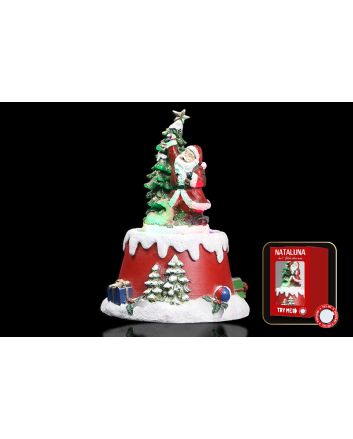 SCENA NAT+LED+MOV.12,5X12,5X17 CM BATT.TRYME